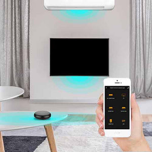 Smart WiFi IR Remote Control - Universal Infrared Blaster for TV/AC/Fan, Works with Alexa & Google Home, App Control, No Hub Required, Compatible with Smart Life/Tuya (2.4GHz WiFi)