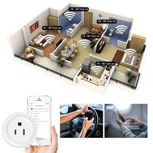 Smart Plug WiFi Outlet - US Version | No Hub Required | Works with Alexa & Google Home | Energy Monitoring | Timer & Schedule | 15A/1875W | 2.4GHz WiFi | Remote Control via App