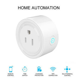 Smart Plug WiFi Outlet - US Version | No Hub Required | Works with Alexa & Google Home | Energy Monitoring | Timer & Schedule | 15A/1875W | 2.4GHz WiFi | Remote Control via App