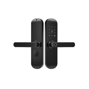 WiFi Smart Door Lock with Fingerprint Entry - Keyless Security Lock with Multiple Unlock Methods (App/Code/Card/Key), Remote Access, Auto-Lock, Works with Alexa & Google Home, Anti-Tamper Alarm