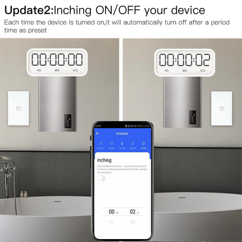 WiFi Smart Boiler Touch Switch – Single Pole, Neutral Wire Required, 20A 100-240V, Works with Alexa & Google Home, Remote Control via App, No Hub Needed, for Water Heater & HVAC Systems (US Standard)