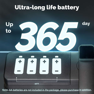 WiFi Smart Door Lock with Fingerprint - Remote Unlock via App, Anti-Hijack & Tamper Alarm, 5 Unlock Methods (PIN/Key/Card/Alexa/Finger), Auto-Lock, Works with Google Home