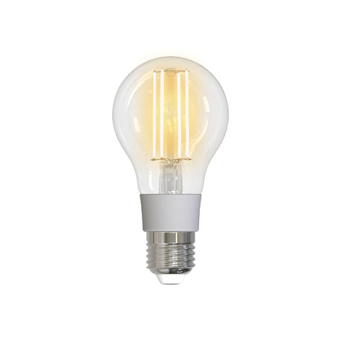 WiFi Smart Filament Bulb LED Light, E27 A60 7W Dimmable Edison Bulb, Works with Alexa & Google Home, 2700K-6500K Tunable White, Vintage Style Decorative Lighting, Voice & App Control, Energy Saving