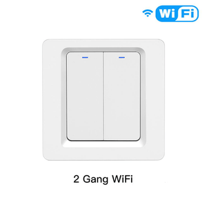 WiFi Smart Light Switch - Push Button, Neutral Wire Optional (Capacitor Required), 220-240V EU Standard, Works with Alexa & Google Home, Remote Control