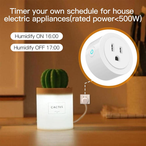 WiFi Smart Plug with Brightness Control - US Version | Dimmable Outlet with Timer & Scheduling | Works with Alexa & Google Home | No Hub Required | 2.4GHz WiFi | 15A/1875W | Remote App Control