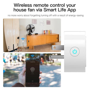 WiFi Smart Plug with Brightness Control - US Version | Dimmable Outlet with Timer & Scheduling | Works with Alexa & Google Home | No Hub Required | 2.4GHz WiFi | 15A/1875W | Remote App Control