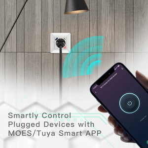 WiFi Smart Socket 16A EU - Power Outlet with Fast Charge USB Type-C, Works with Alexa/Google Home, No Hub Required, Energy Monitoring, Timer Function (2500W Max)