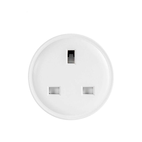 WiFi Smart Plug UK Version, Smart Socket with Energy Monitoring, Works with Alexa & Google Home, 15A/3680W, No Hub Required, Remote Control via App, Timer & Schedule, 2.4GHz WiFi Only