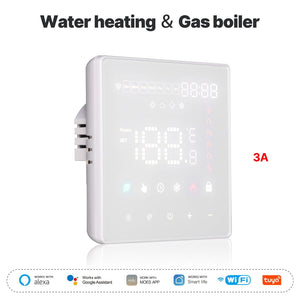 WiFi Smart Thermostat Programmable Temperature Controller - for Water Boiler, Electric Heating Systems, Works with Alexa & Google Home, App Remote Control, Energy Saving, DIY Installation (120V/240V)