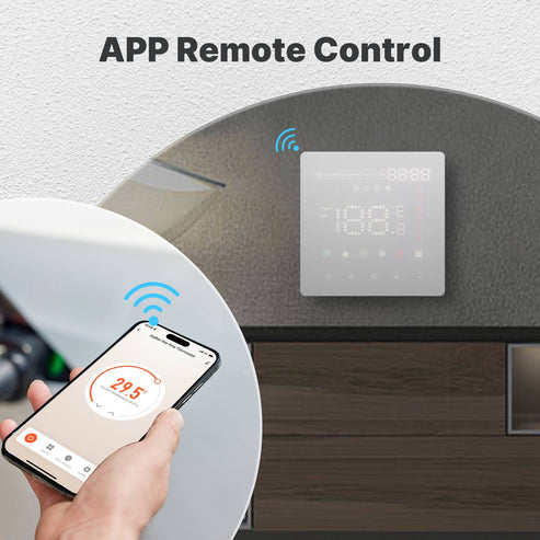 WiFi Smart Thermostat - Programmable Temperature Controller for Water Boiler & Electric Heating, Works with Alexa/Google Home, Energy Saving, Easy Installation