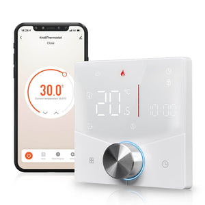 WiFi Smart Thermostat Temperature Controller - for Water Boiler, Electric & Gas Heating Systems, Floor Heating | Works with Alexa/Google Home | Programmable Schedule, App Control, Energy Saving (120V/240V)