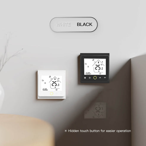 WiFi Smart Thermostat - BHT 002 Programmable Temperature Controller for Water Floor Heating/Electric Heating/Water & Gas Boiler, LCD Touch Screen, Works with Alexa & Google Home