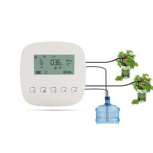WiFi Smart Plant Water Pump - Automatic Micro-Drip Irrigation System with Dual Pump, Watering Timer, App Control for Indoor/Outdoor Plants, Works with Alexa/Google Home (No Hub Required)