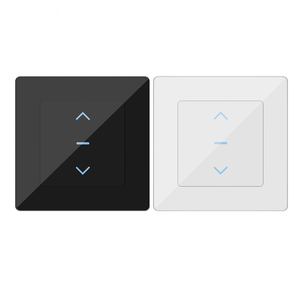 Smart WiFi Curtain Switch - Touch Control for Motorized Curtains & Roller Blinds, Works with Alexa/Google Home, App Remote Control, Timer & Voice Command, No Hub Required, CE Certified (EU Version)