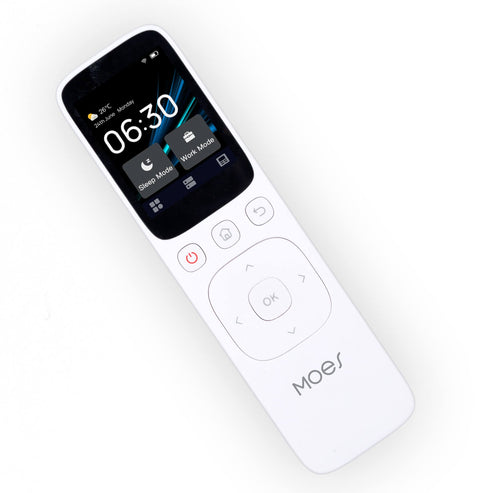 Tuya WiFi Smart Central Control Panel - 5-Inch Wireless Touch Screen Handheld IR Remote Controller for AC/TV/Fan, Works with Alexa & Google Home, Smart Life App, No Hub Required