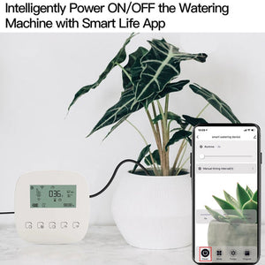 WiFi Smart Plant Water Pump - Automatic Micro-Drip Irrigation System with Dual Pump, Watering Timer, App Control for Indoor/Outdoor Plants, Works with Alexa/Google Home (No Hub Required)