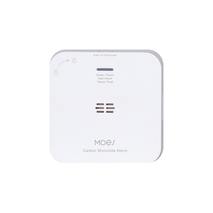 ZigBee CO Detector Alarm - Wireless Carbon Monoxide Sensor with Smart App Alerts, Battery-Powered Gas Leak Detector, Works with Alexa, Google Home, SmartThings for Home Safety