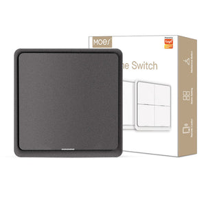 ZigBee Light Switch, Battery-Powered Wireless Smart Switch, Multi-Control Push Button for Smart Home, Scene Switches, Compatible with Alexa, Google Home, Hub Required (No Wiring Needed)