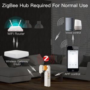ZigBee Smart Motor for Roller Blinds/Shades – DIY Motorized Drive, AM43 Compatible, 2MQTT Setup, Works with Alexa/Google Home, No Hub Required (Battery-Powered, Easy Installation)