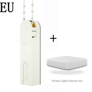 ZigBee Smart Motor for Roller Blinds/Shades – DIY Motorized Drive, AM43 Compatible, 2MQTT Setup, Works with Alexa/Google Home, No Hub Required (Battery-Powered, Easy Installation)