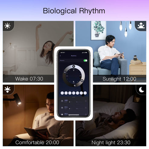 ZigBee Smart E14 Candle Bulb, 5W RGBCCT Color Changing (2200K-6500K), Dimmable LED Light, Works with Alexa & Google Home, Voice Control, Candelabra Bulb for Chandeliers & Lamps, Tunable White + RGB